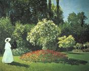 Claude Oscar Monet : Jeanne-Marguerite Lecadre in the Garden